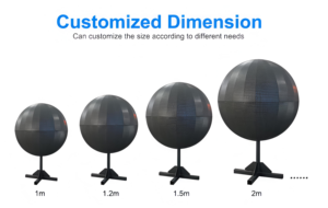 Indoor P1.8 P2.5 Spherical <b>LED</b> Display 1m Diameter <b>LED</b> Globe Irregular 3D Spherical Video <b>LED</b> <b>Ball</b> Screen - Product Image 6