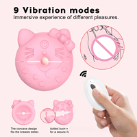 Bestseller Damen-Brustmassagegerät Katzen-Nippelklemme Vibrator Nippelklammern Erotik-Spielzeug Nippel-Vibrator für Frauen
