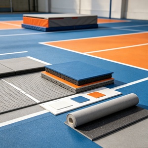 Inolp Complete Sports Court Solution Anti-Aging Waterproof Sports Hall Tennis Pickleball Court Flooring Mat Solution - Product Image 3