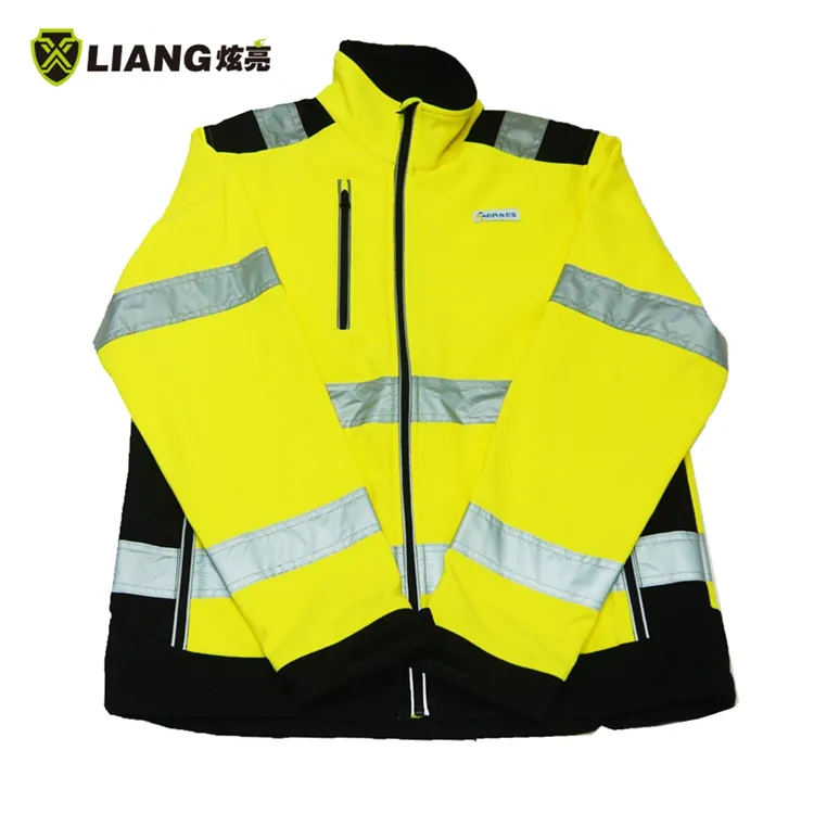 wholesale Comfortable soft shell china safety vest reflective with various size water proof