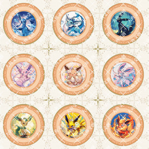 MS Wholesale Ensemble de pièces de monnaie en métal Pokémon de haute qualité <span class=keywords><strong>Pikachu</strong></span> Eevee, Boîte mystère exquise et avancée sur le thème du dessin animé, Boîte de boosters de cartes Fan Art - Product Image 5