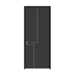 New Design WPC Material Door Waterproof <strong>Pvc</strong> Door Skin Toilet Bedroom Door - Product Image 1