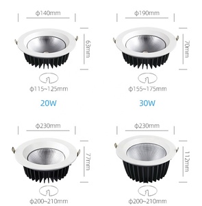 RONSE Meilleur <span class=keywords><strong>Prix</strong></span> Downlight Led 30w 20w 40w Spot LED de Plafond Moderne Pour Hôtel Salon <span class=keywords><strong>Focus</strong></span> LED Réglable - Product Image 6