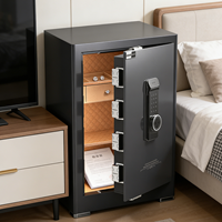 BW-60 Safe Box Mittelgroßer Stahl-Tresor mit Elektronischem Kombinationsschloss und Gesichtserkennung für Studium, Schule, Krankenhaus, Hotel, Bank