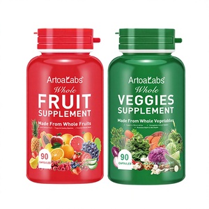 Suplemento de Multivitaminas, Fibra, Frutas y Verduras, Cápsulas de Frutas y Verduras Naturales <span class=keywords><strong>para</strong></span> Mejorar <span class=keywords><strong>la</strong></span> Inmunidad, Equilibrar <span class=keywords><strong>la</strong></span> Energía - Product Image 1