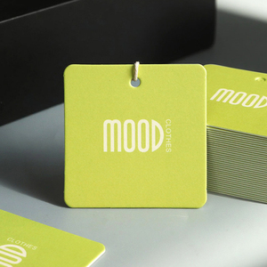 Eco-Friendly Clothing Tags Custom Logo <b>Label</b> Design Hang Tags Universal Hang Tags Women's Fashion Store Cards Clothing Tags - Product Image 3
