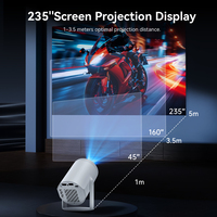 Proyector Inteligente HD para Cine en Casa, Android 13, Portátil, Mini Proyector 4K LCD LED 720P