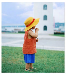 <span class=keywords><strong>Sombrero</strong></span> <span class=keywords><strong>de</strong></span> <span class=keywords><strong>Paja</strong></span> <span class=keywords><strong>de</strong></span> <span class=keywords><strong>Luffy</strong></span> para Adultos y Niños, Estilo Redondo, para Playa, Verano, Protección Solar, Tejido a Mano, Anime, Cosplay - Product Image 5