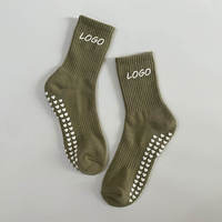 Chaussettes de sport pour femmes personnalisées, antidérapantes, respirantes, tricotées, compressives, absorbant la transpiration, pour un usage quotidien, Pilates, Yoga