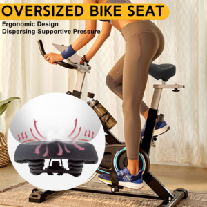 Venta caliente stock en EE. UU. almacén de cuero sintético negro cómodo sillín de Bicicleta de ciudad para las mujeres - Product Image 2