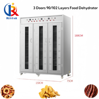 Déshydrateur industriel de nourriture de fruit de pomme de banane déshydrateur Four de séchage de viande Oignon Gingembre Chili Séchoir de nourriture de légume