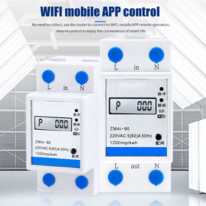 Medidor de potencia de Wifi inteligente Tuya, medidor digital monofásico KWH, medidor de vatios, medidor de energía eléctrica <span class=keywords><strong>prepago</strong></span> Wifi inteligente - Product Image 6