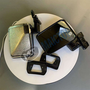 Conjunto de Retrovisor para Land Cruiser LC75 76 78 79 con Números Arábigos, 2007-2022, Electrochapado - Product Image 1