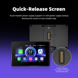 Motorcycle GPS Motorcycle Navigation Device 5/6.25" Motorbike Satnav Waterproof Smart Screen Motorcycle Carplay Android Auto - Product Image 4