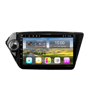 Radio mobil Multimedia pemutar Video 2013 2014 mobil navigasi GPS mobil Android untuk KIA RIO 3 4 2011 2012 Android Auto Carplay