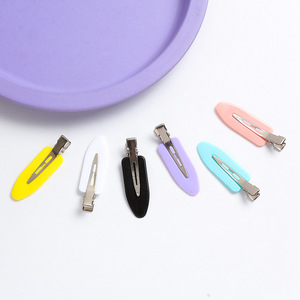 Pinces à <span class=keywords><strong>cheveux</strong></span> miniatures colorées YT Candy, sans plis, sans pliure, en résine, pour femmes, pour les franges - Product Image 3