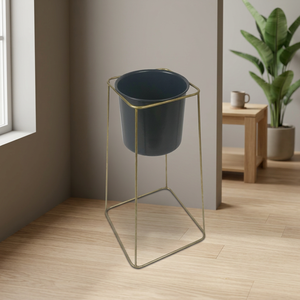 High Quality Chrome Plated Luxury Iron Metal Geometric <b>Square</b> Frame New Design Eco-Friendly Indoor Wedding Flower Stand Home - Product Image 3