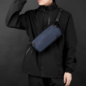 Nouveau Sac à Bandoulière en Nylon Tendance avec Logo Personnalisé, Sac de Poitrine Décontracté pour Voyage, Sac Sling Étanche pour Hommes et Garçons - Product Image 6