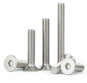 Vis à tête fraisée hexagonale en acier au carbone M2-M12 M4 M8 4mm 10mm 3mm, finition zinguée en acier inoxydable 304 – Vente chaude - Product Image 6