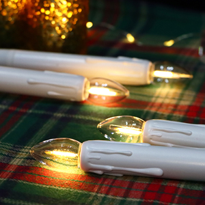 เทียน LED ติดหน้าต่างแบบเซ็นเซอร์ตรวจจับแสง 6 ชิ้น ใช้แบตเตอรี่ ไม่มีเปลวไฟ กระพริบได้ พร้อมถ้วยดูดติดผนัง สำหรับตกแต่งบ้าน - Product Image 3