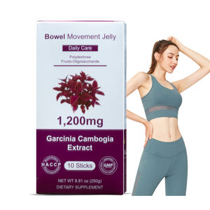 ג'לי גרסיניה קמבוג'יה פרה-ביוטי פולידקסטרוז FOS 1000 מיליגרם HCA בטעם אננס ללא סוכר ביסים יומיים - Product Image 1