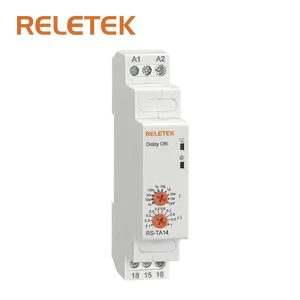 RELETEK Relé de tiempo de alta calidad 220V Temporizador Interruptor Relé de retardo AC/DC24V AC22OV Temporizadores eléctricos Relés modulares