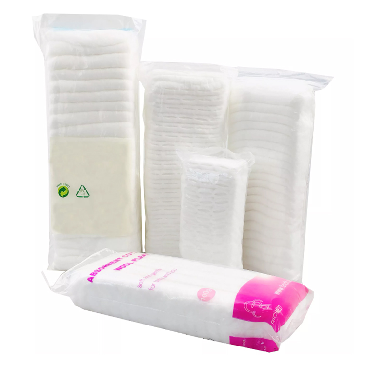 50G 100G 200G Absorbent Cotton Wool Zigzag Pleated Medical Surgical Dressing Zig-Zag Cotton