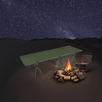 Lit de camping pliable portable léger en alliage d'aluminium moderne de haute qualité, idéal pour les parcs - Vente en gros sur mesure