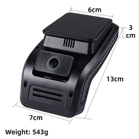 Dashcam 4G GPS ADAS DMS BSD Système d'alerte de fatigue du conducteur Enregistreur facial pour camion, bus, flotte de véhicules, double objectif 1080p avec 4 canaux