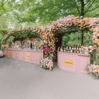 Comptoir de réception extérieur Yicheng, comptoir de bar commercial, bureau de service portable pour hôtel, événement, fête et réception professionnelle