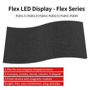 Écran LED souple P1.8 à service frontal, panneau d'affichage numérique, affichage publicitaire, mur vidéo LED pour centre commercial - Product Image 5