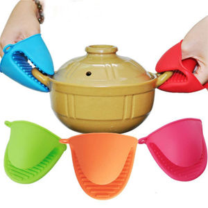 Wholesale 2PC Thick Silicone Oven Heat Resistant Anti-Scald for Cooking Pot Holder Kitchen Accessories - Product Image 2
