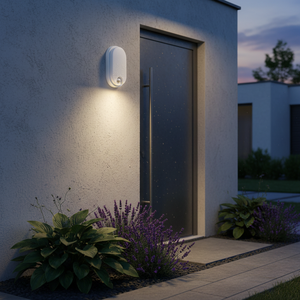 Lampada da parete ovale a LED con sensore, modello Doko, 15W, 4000K, Bianco (GSC 200205057) - Product Image 3