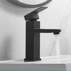 Robinet de salle de bain abordable, nouveau, monotrou, en plastique, de luxe, à levier unique, mitigeur chaud et froid - Product Image 4