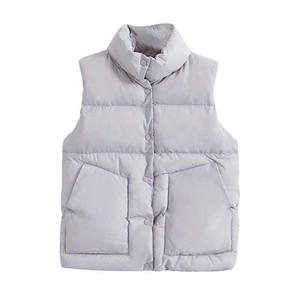 Gilet da donna di alta qualità <span class=keywords><strong>senza</strong></span> imbottitura con cerniera gilet bianco <span class=keywords><strong>senza</strong></span> maniche gilet caldo - Product Image 1