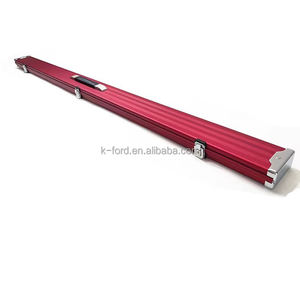 Cina OEM produttore Custom Cue Box in alluminio bastone da biliardo borsa in PVC tessuto marrone rosso blu argento nero colore stecca da piscina custodia - Product Image 5