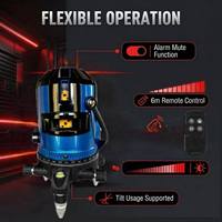 Niveau laser rotatif automatique 5 lignes à faisceau vert 360° de qualité industrielle et DIY, auto-nivelant et multi-usage – Offre Spéciale