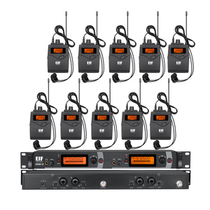 Professional <b>Wireless</b> In-Ear Monitors <b>System</b> Noise Cancelling Headset <b>Microphone</b> AA Battery Powered XLR Connector for Stage - Product Image 2