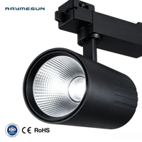 Venta al por mayor de fábrica: Sistema de rieles mini para techo, focos LED magnéticos empotrados ajustables para cocina, luces comerciales de riel.