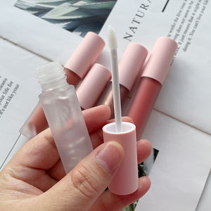 Глянцевый розовый блеск для губ высокого качества с логотипом на заказ, фирменный блеск для губ для веганцев - Product Image 3