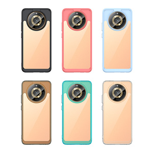 Lichicase Clear Acrylic 360 Funda de protección completa para Realme 11 <span class=keywords><strong>Pro</strong></span> Plus Candy color Borderphone Cover - Product Image 2