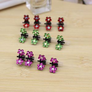 Pinces à cheveux pour filles, style coréen, motif floral, 6 cm, accessoires pour cheveux à usage quotidien, couleur aléatoire - Product Image 2