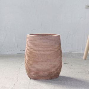 Macetas de Jardín Ovaladas de Hormigón de Gran Tamaño, Macetas para Plantas de Interior y Exterior - Product Image 2