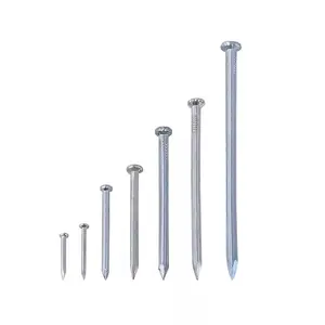 Galvanized 3 Inch Construction Nails Steel Galvanized Cement Concrete Nails