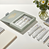 Logo personnalisé petit flacon compte-gouttes huile essentielle boîte en papier 5ml 10ml flacon compte-gouttes découverte ensemble boîtes flacons compte-gouttes ensemble boîte