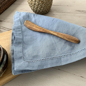 LY, venta al por mayor, alta calidad, <span class=keywords><strong>100</strong></span>, puro, Lino francés, blanco, bordado, servilletas de cóctel - Product Image 1