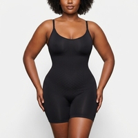 Nouveau style Body gainant grande taille à bretelles, sans couture, effet ventre plat, rehausseur de hanches et sculptant l'abdomen