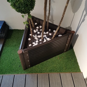 Installation rapide de jardinière <span class=keywords><strong>en</strong></span> plastique composite <span class=keywords><strong>en</strong></span> bois de Wpc carré anti-fissure - Product Image 6