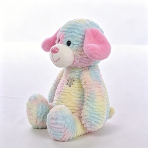 Peluche de perro personalizado, peluche de perro arcoíris, peluche de perro en colores pastel - Product Image 2