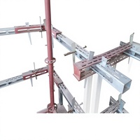 Système de coffrage pour mur de cisaillement, poutre de soutènement en acier, poutre de soutènement arrière, poutre de soutènement galvanisée, réglable, réutilisable, pour construction moderne en béton